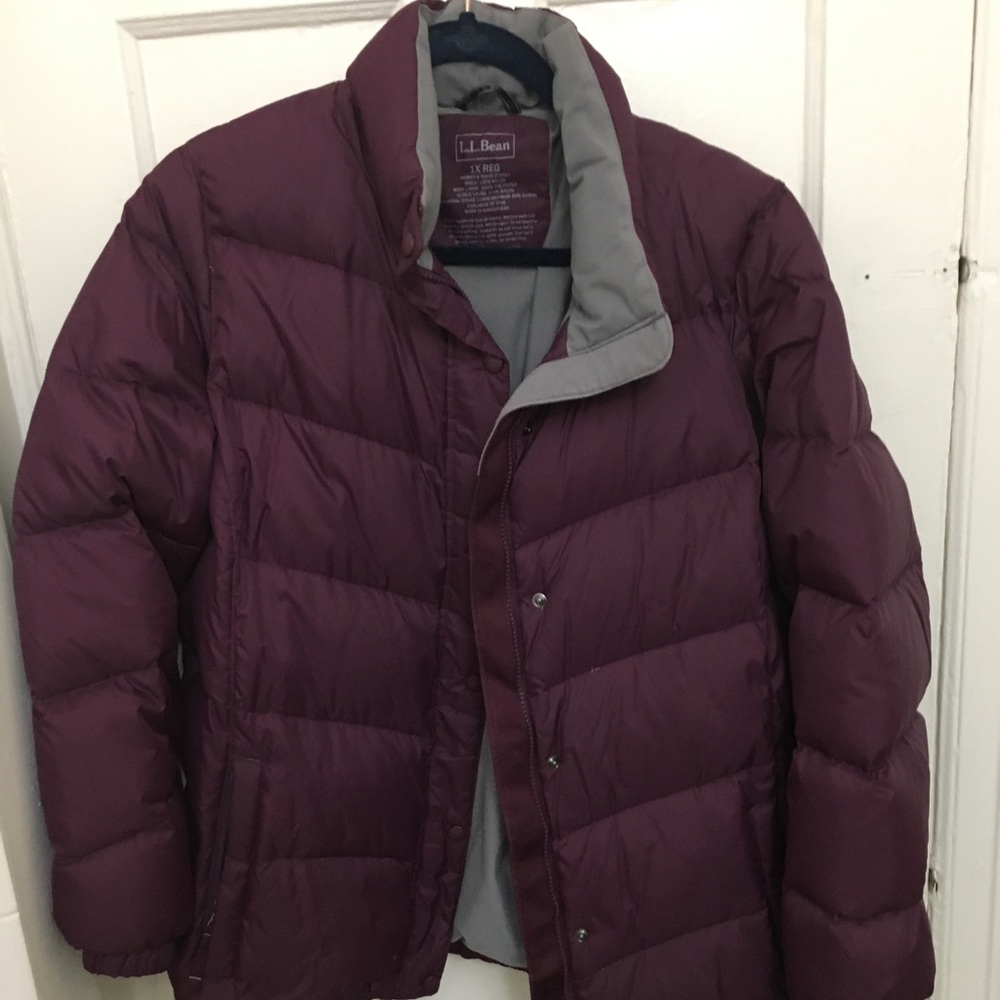 Purple LL Bean winter coat 1x Regular